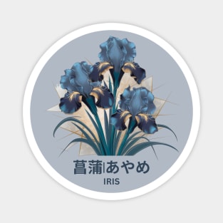 Ayame Iris in Japanese あやめ Magnet